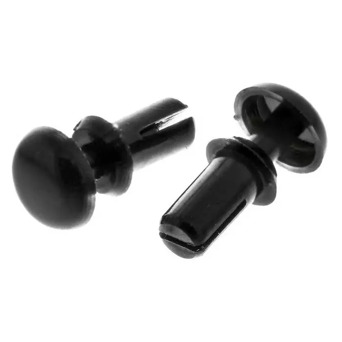 ESSENTRA COMPONENTS Nylon Snap Rivet 2.6 mm, Black