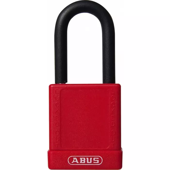 ABUS Key Weatherproof Aluminium Padlock 7 mm Shackle 40 mm Body, 74/40HB38 Rouge