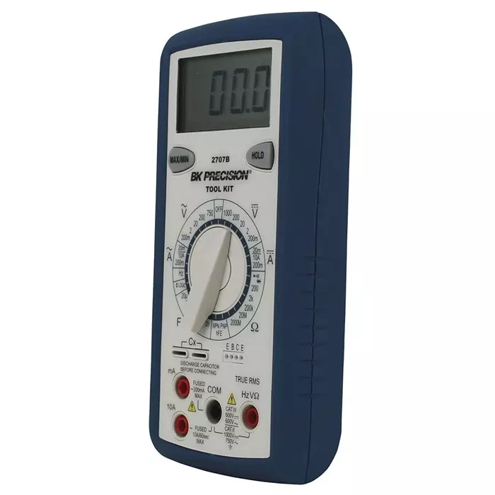 BK Precision Handheld Digital Multimeter True RMS 10A ac Max 10A dc Max 750V ac Max, BK2707B
