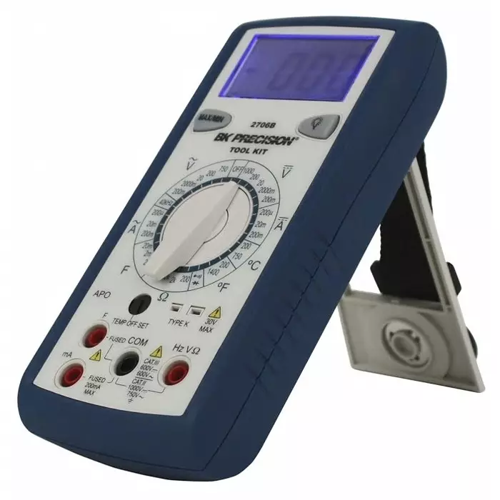 BK Precision Handheld Digital Multimeter 200mA ac Max 200mA dc Max 750V ac Max, BK2706B