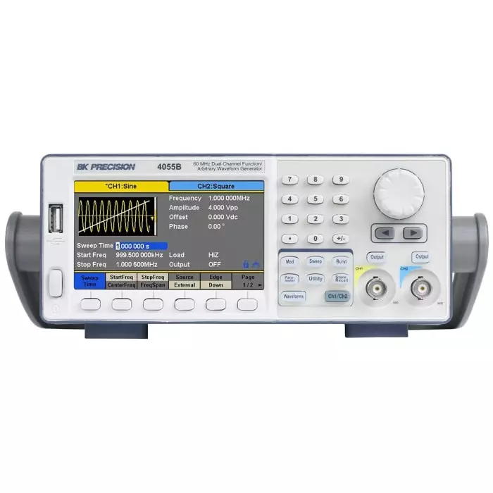 BK Precision Arbitrary Waveform Generator 25MHz Max 1 μHz Min - With RS Calibration, BK4055B