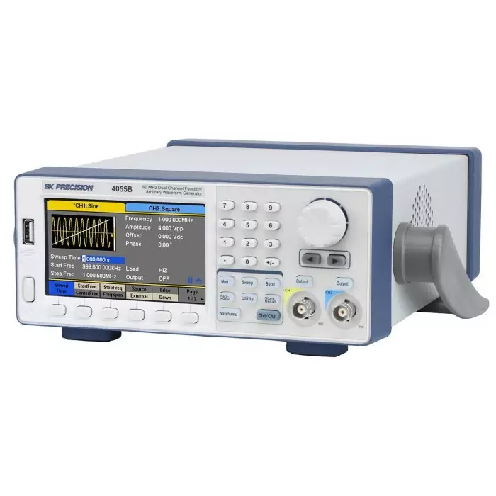 BK Precision Arbitrary Waveform Generator 25MHz Max 1 μHz Min - With RS Calibration, BK4055B