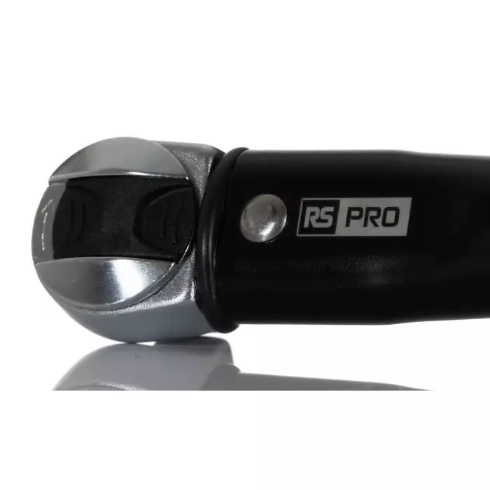 RS PRO Click Torque Wrench 10-50 Nm 1/2 inch Square Drive, Black