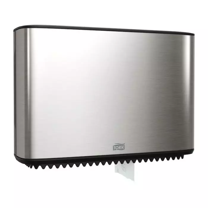 Tork Steel Metal Toilet Roll Dispenser 133x254x355 mm, 460006