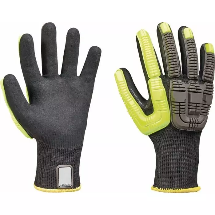 Honeywell Rig Dog Black Glass Fibre HPPE Polyester Steel Fibre Abrasion Resistant Cut Resistant Puncture, 41-4413BE/8M