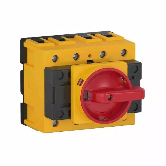 Weg 3P Pole Panel Mount Isolator Switch 100A Maximum Current 37kW Power Rating IP20, MSW 100 P3 H