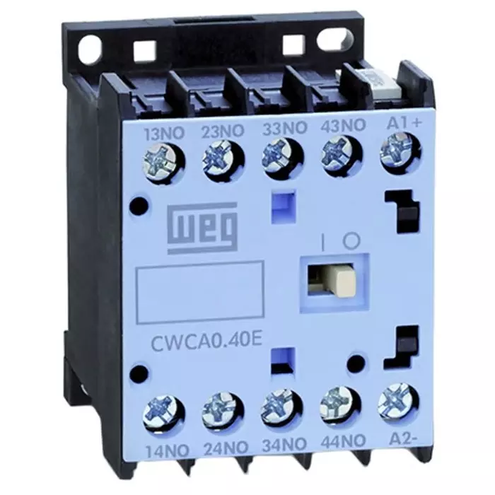 Weg CWC Contactor 24 V dc Coil 3-Pole 9 A 4 kW 3NO 690 V AC, CWC09-01-30C03