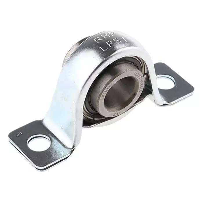NSK Pillow Block Bearing Zinc Plated Steel 16 mm ID 8 mm Mount Hole Size, LPB16