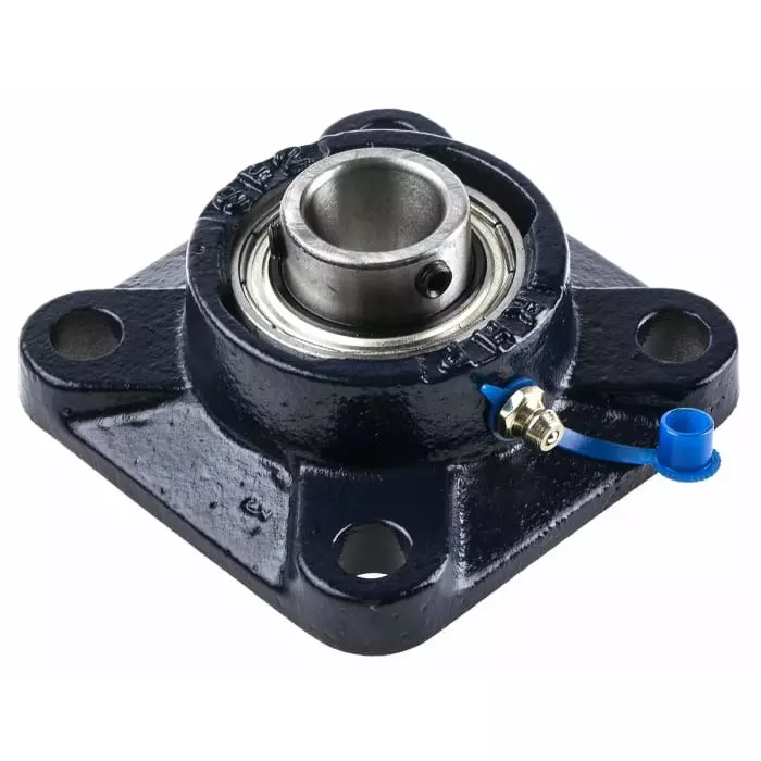 NSK Flange Bearing Unit 4 Hole Cast Iron 20 mm ID 10 mm Mount Hole Size,SF20