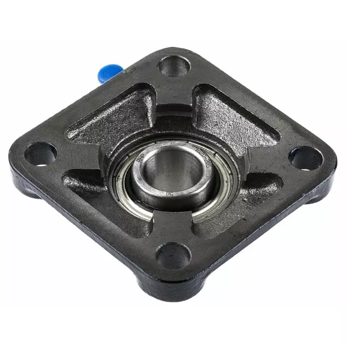 NSK Flange Bearing Unit 4 Hole Cast Iron 20 mm ID 10 mm Mount Hole Size,SF20