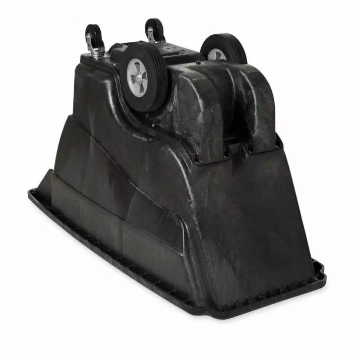 RUBBERMAID No Sack Truck 850lb Load 1457.45 X 670.05 X 860.55mm Load Plate, FG9T1400BLA