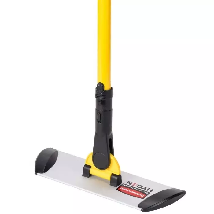 RUBBERMAID Yellow Aluminium Mop Handle 1.83 m for Use with RUBBERMAID HYGEN, FGQ75500YL00