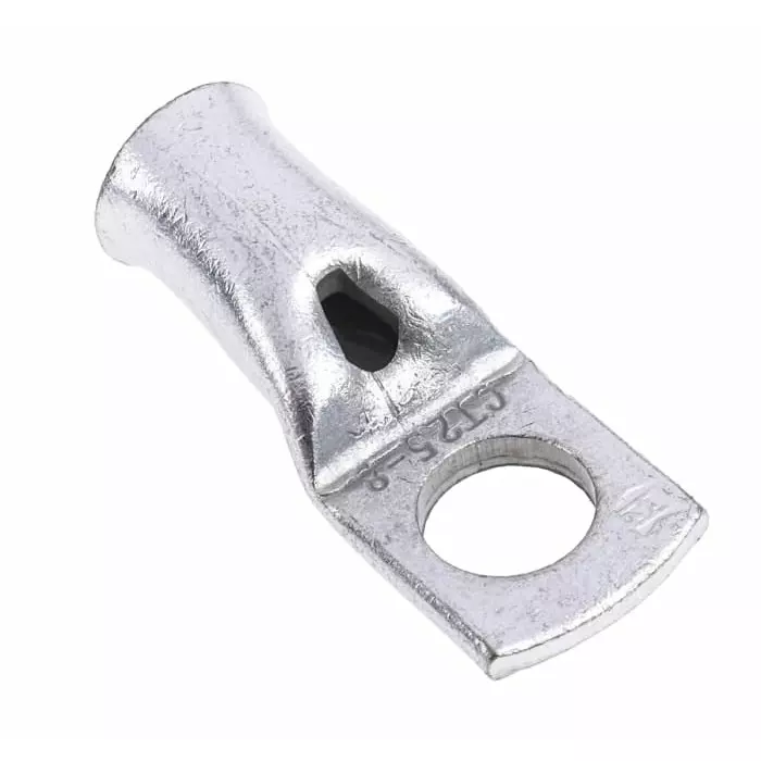 RS PRO Uninsulated Tubular Ring Terminal M8 Stud Size to 25 mm² Wire Size