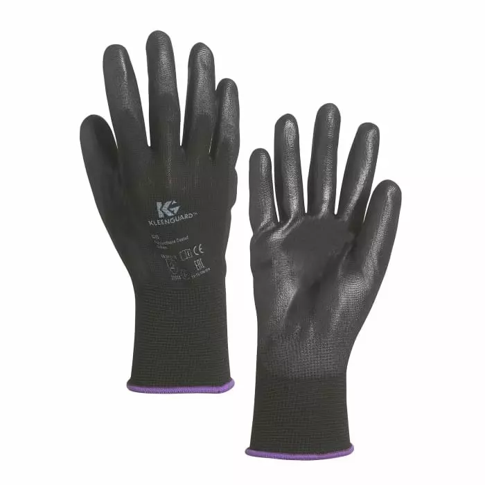 Kimberly-Clark G40 Black Nylon Mechanical Protection Gloves Size 10 Polyurethane Coating, 13840