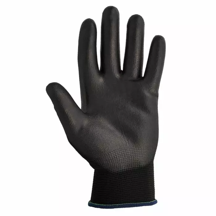 Kimberly-Clark G40 Black Nylon Mechanical Protection Gloves Size 10 Polyurethane Coating, 13840