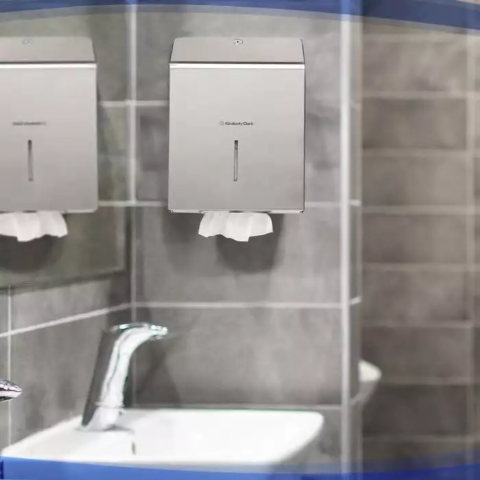 Kimberly-Clark Paper Towel Dispenser Wall Mounting Stainless Steel Silver 118x349x237 mm, 8971