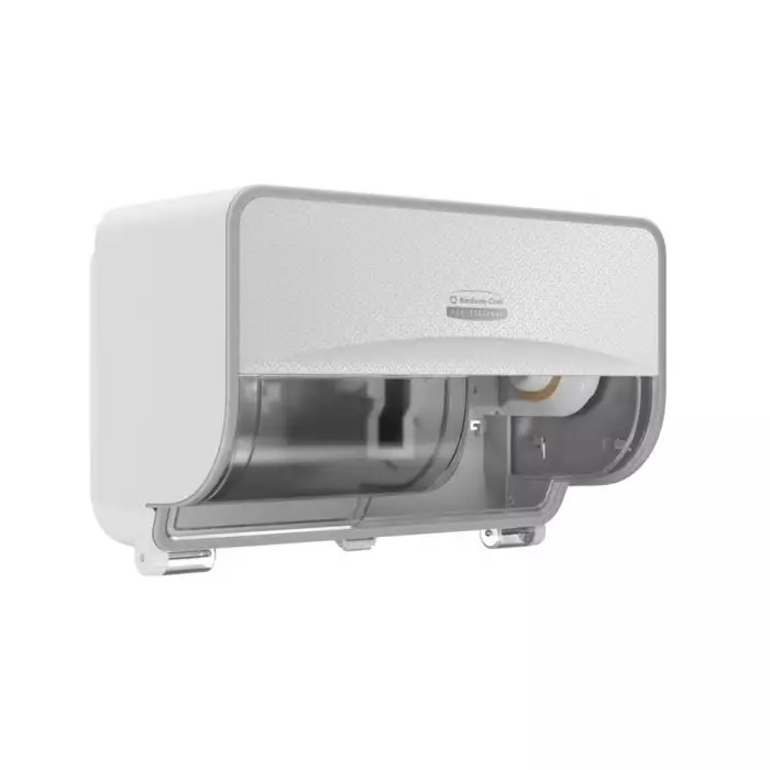 Kimberly-Clark White Plastic Toilet Roll Dispenser 32.39x18.42x21.27 mm, 53945