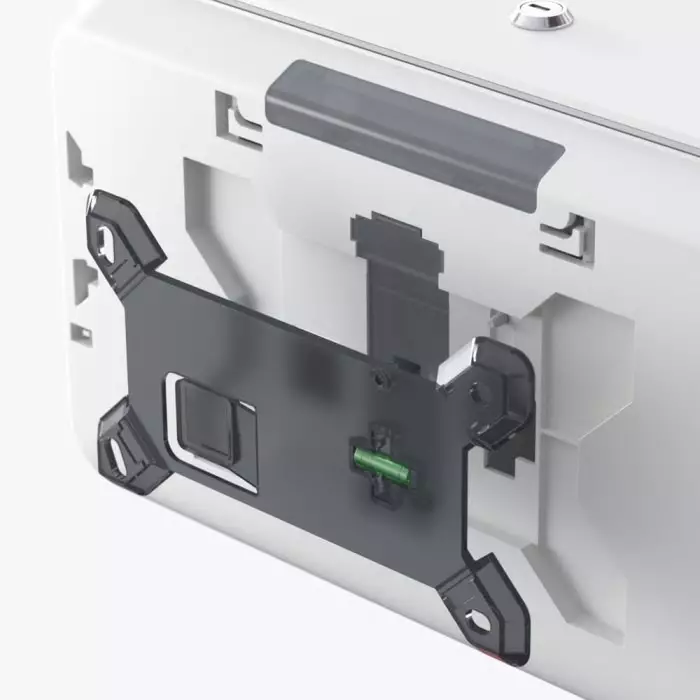 Kimberly-Clark White Plastic Toilet Roll Dispenser 32.39x18.42x21.27 mm, 53945