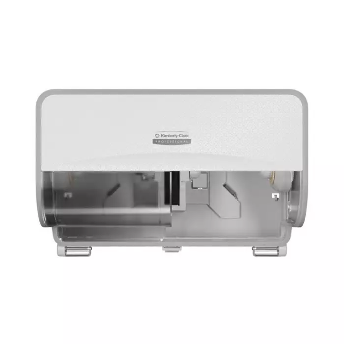 Kimberly-Clark White Plastic Toilet Roll Dispenser 32.39x18.42x21.27 mm, 53945