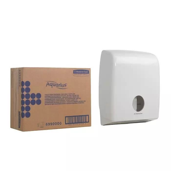 Kimberly-Clark White Toilet Paper Dispenser, 6990