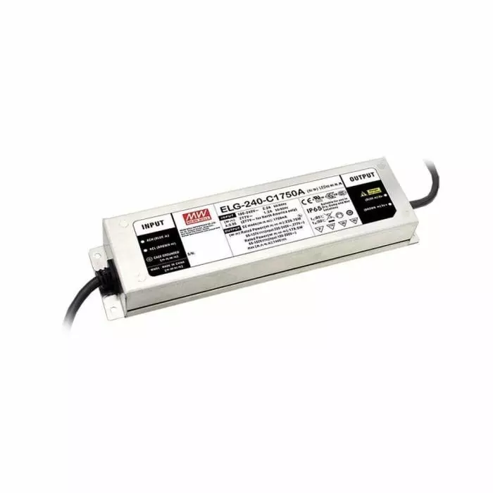 MEAN WELL LED Driver 239V Output 240W Output 1.05A Output Constant Current, ELG-240-C1050B