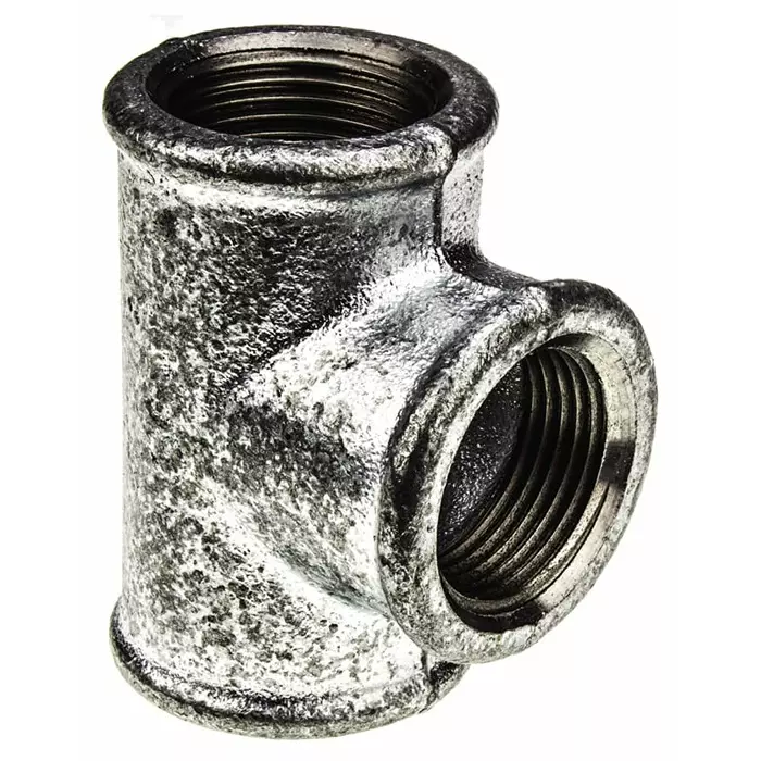 Georg Tee Fischer Galvanised malleable Iron Fitting Female BSPP 1in to 1in, 770130206 (Pack of 5)