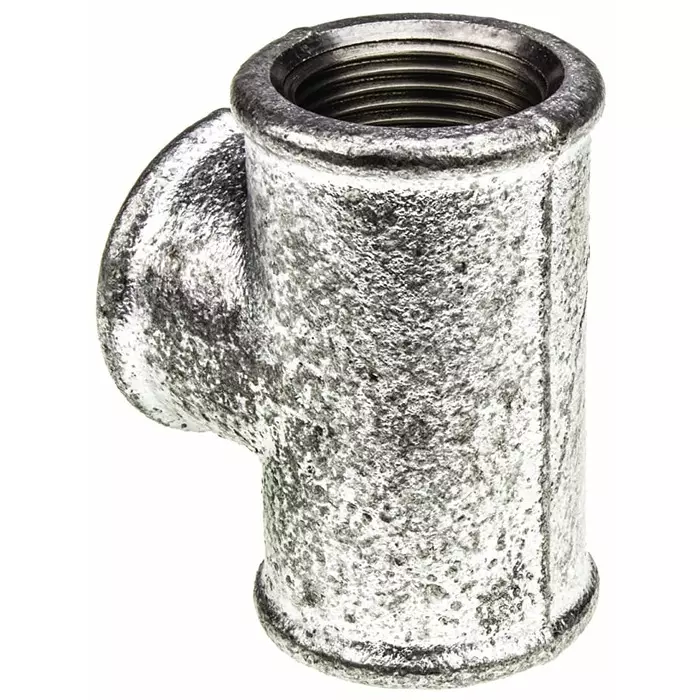 Georg Tee Fischer Galvanised malleable Iron Fitting Female BSPP 1in to 1in, 770130206 (Pack of 5)