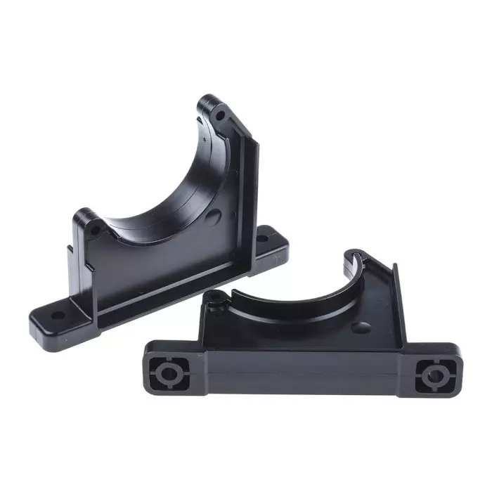Georg Pipe Clip Fischer PP Black 33 mmx105 mm 9 mm, 167060038 (Pack of 5)