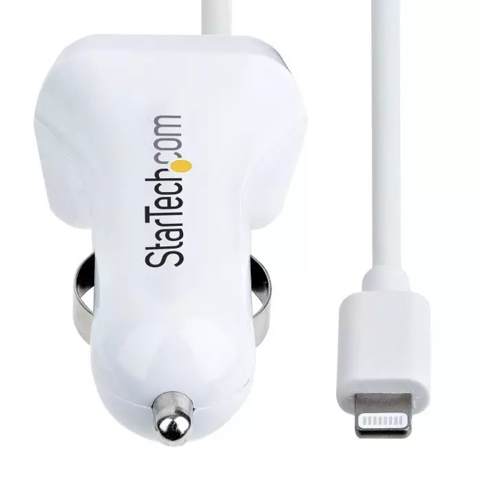 StarTech.com Car Charger 12-24 V DC Input 5 V DC Output USB 4.2 A, USBLT2PCARW2