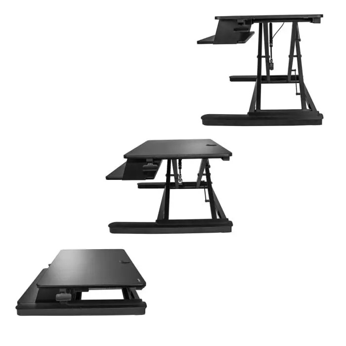 StarTech.com Sitting Standing Computer Desk 160mm x 900mm x 666mm, ARMSTSLG