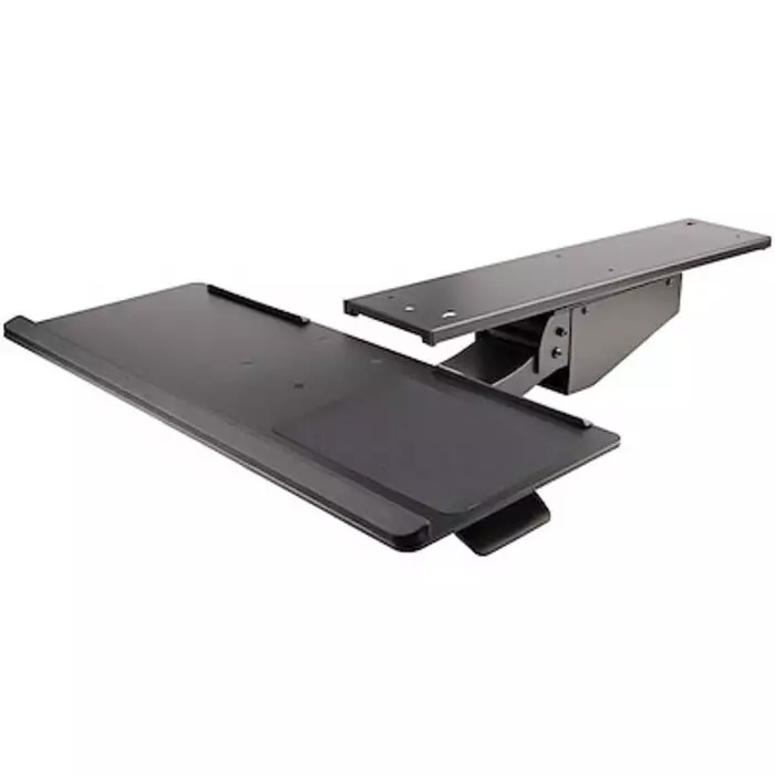 StarTech.com Built In Wrist Rest Black Keyboard Drawer, KBTRAYADJ2