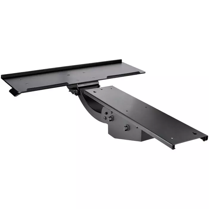 StarTech.com Built In Wrist Rest Black Keyboard Drawer, KBTRAYADJ2