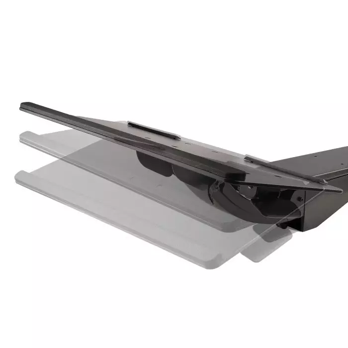 StarTech.com Built In Wrist Rest Black Keyboard Drawer, KBTRAYADJ2