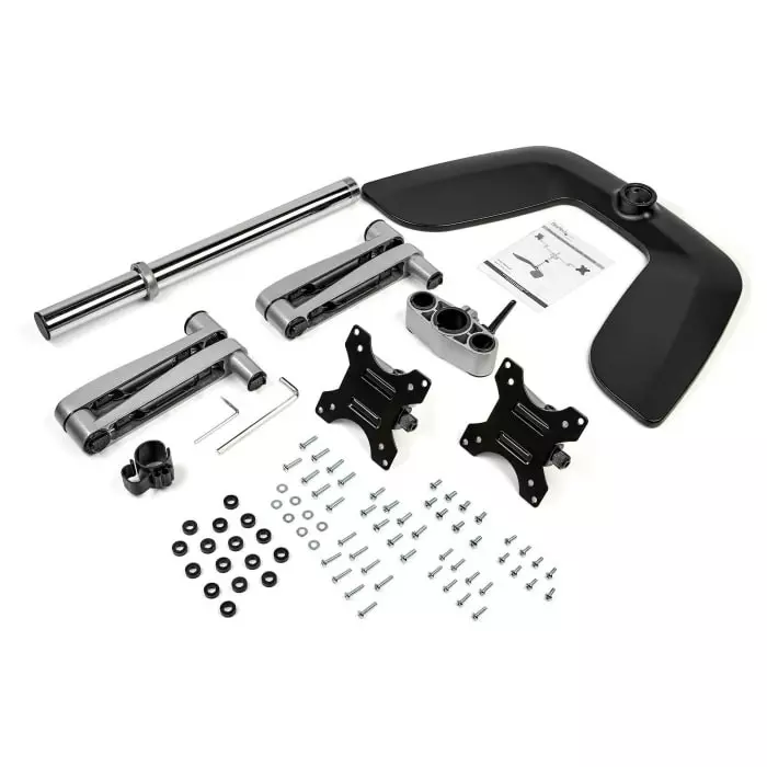StarTech.com Monitor Arm for 2 x Screen 32 inch Screen Size, ARMDUALSS