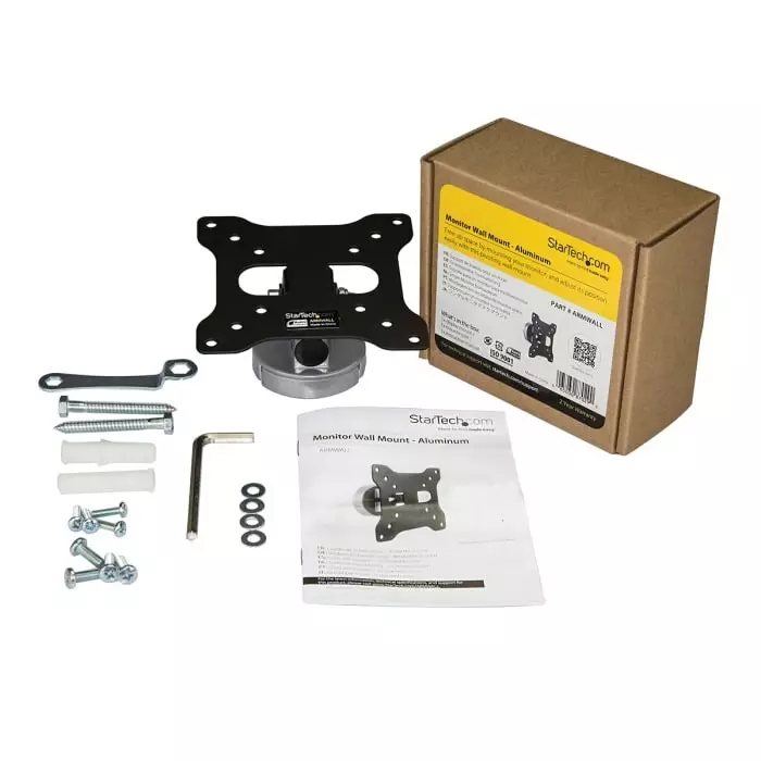 StarTech.com Wall Mounting Monitor Wall Mount for 1 x Screen 34 inch Screen Size, ARMWALL
