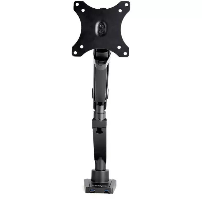 StarTech.com Desk Mounting Monitor Arm for 1 x Screen 34 inch Screen Size, ARMSLIM2USB3