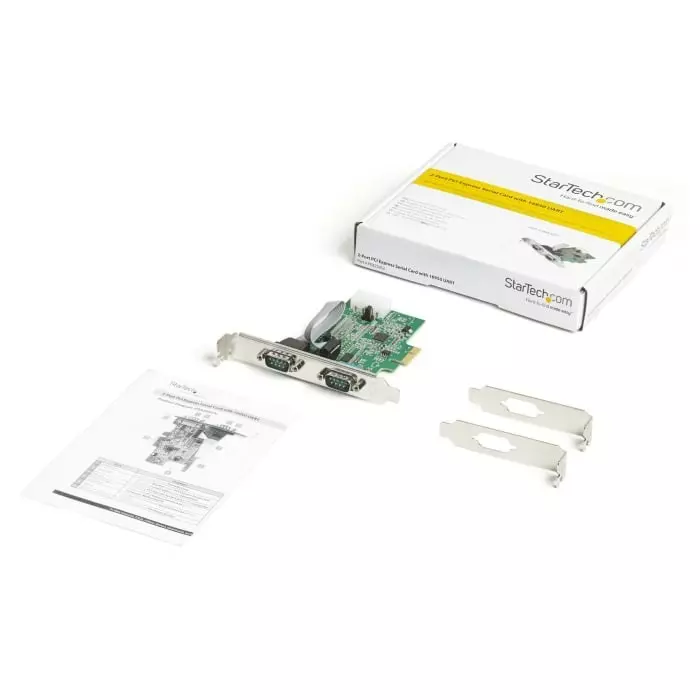 StarTech.com 2 Port PCIe RS232 Serial Card, PEX2S953