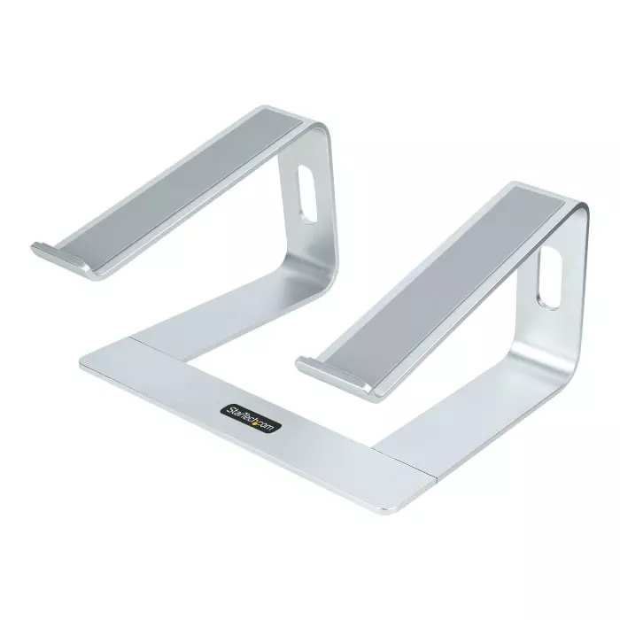 StarTech.com Laptop Stand for Use with Dell XPS, Lenovo & Macbook Air/Pro, LAPTOP-STAND-SILVER