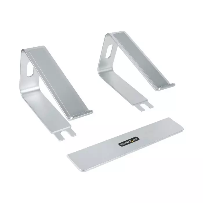 StarTech.com Laptop Stand for Use with Dell XPS, Lenovo & Macbook Air/Pro, LAPTOP-STAND-SILVER