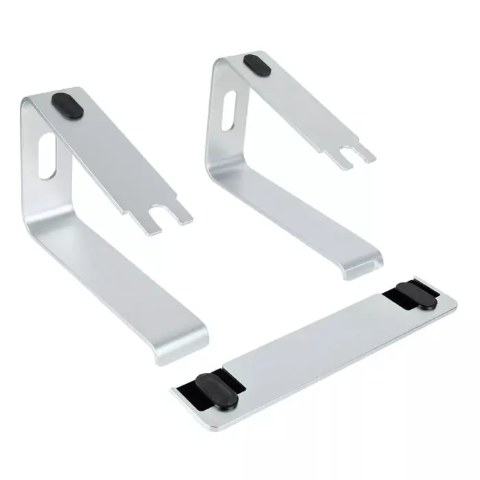 StarTech.com Laptop Stand for Use with Dell XPS, Lenovo & Macbook Air/Pro, LAPTOP-STAND-SILVER