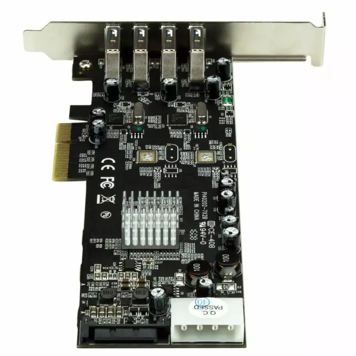 StarTech.com 4 Port USB A PCIe USB 3.0 Card, PEXUSB3S42V