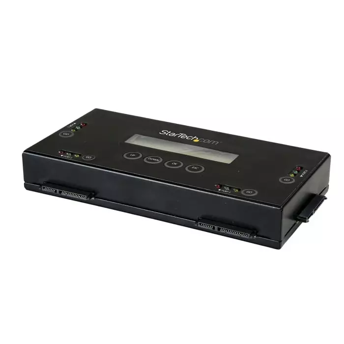 StarTech.com USB Type B DB-9 Hard Drive Docking Station for 4 Drives SATA Hard Drive 2.5 x 3.5in, SATERASER4