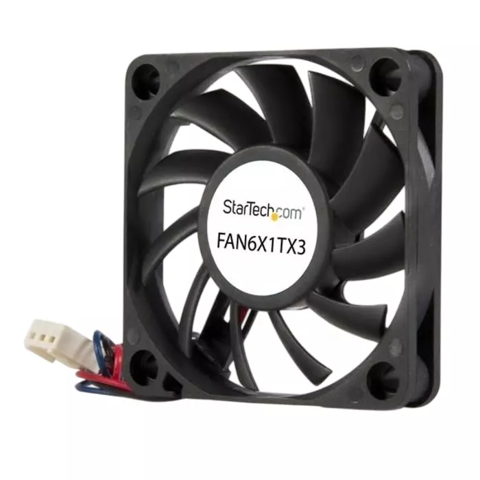 StarTech.com Axial Fan 12 V DC DC Operation 15.49 cfm 1.92W 160mA Max 2.4x0.4x2.4 inch, FAN6X1TX3