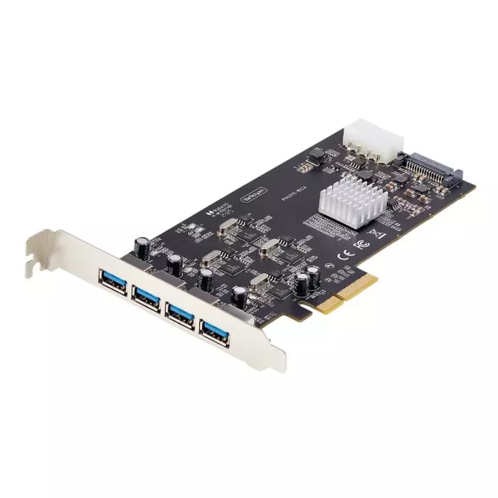 StarTech.com 4 Port USB A PCIe USB 3.2 Card, P5Q4A-USB-CARD