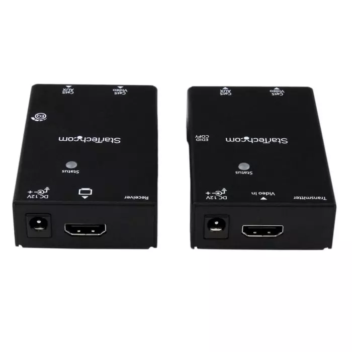 StarTech.com HDMI over CAT 5 CAT 6 Extender Pair 50m 1920 x 1080 Maximum Resolution, ST121SHD50