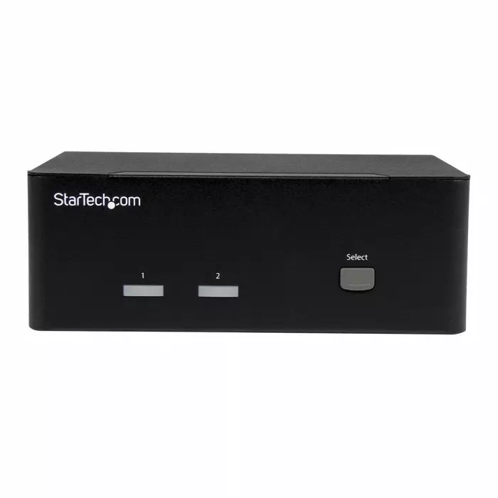 StarTech.com 2 Port Dual Monitor USB VGA KVM Switch 3.5 mm Stereo 1920 x 1200 Maximum Resolution, SV231DVGAU2A