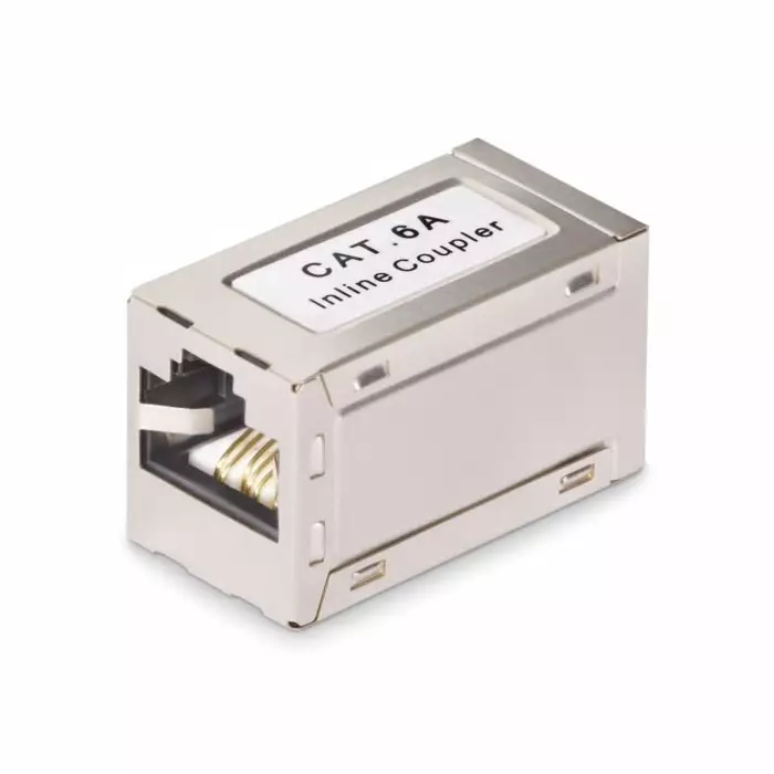 StarTech.com RJ45 Ethernet Coupler 2-Port Cat6a Shielded, IN-CAT6A-COUPLER-S1