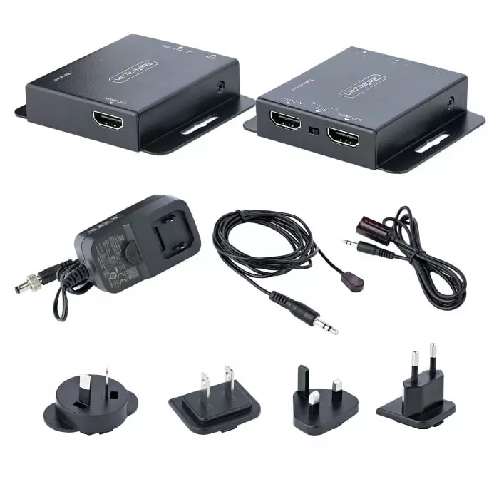 StarTech.com HDMI over CAT 5 CAT 6 HDMI Extender 70m 3840 X 2160 Maximum Resolution, EXTEND-HDMI-4K40C6P1