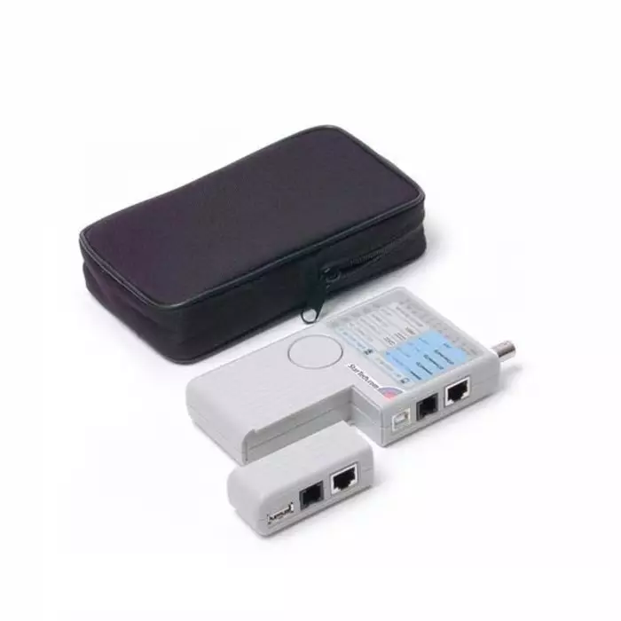 StarTech.com Cable Tester with BNC, RJ11, RJ45 & USB Connector,  REMOTETEST