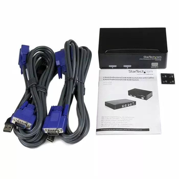 StarTech.com 2 Port USB VGA KVM Switch 1920 x 1440 Maximum Resolution, SV231USBGB